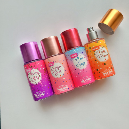 بادی اسپلش زنانه بادی میست pink in sweet حجم 88 میل بادی میست زنانه پینک این سویت مدل واو