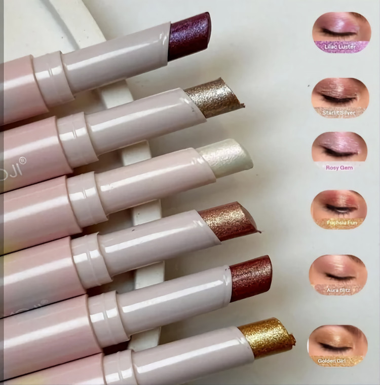 سایه چشم استیکی ژله ای مدل گلیتری رنگی سایه مدادی هدا موجی