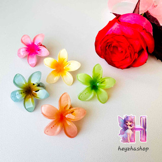 گیره انبری گل پلومریا رنگی
