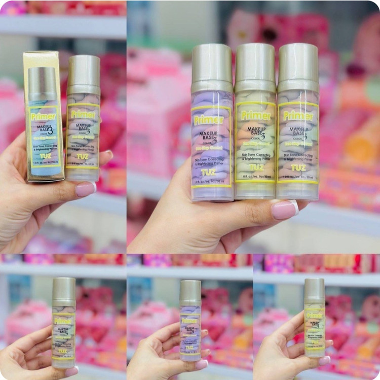 پرایمر رنگین کمانی توز tuz برطرف کننده قرمزی پوست و اصلاح رنگ صورت حجم ۳۰ میل